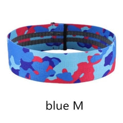 New Multicolor Latex Slip Cotton Hip Resistance Bands Booty Elastic Bands Exercise for Thigh Hips Glutes Bridge Fitness Workout