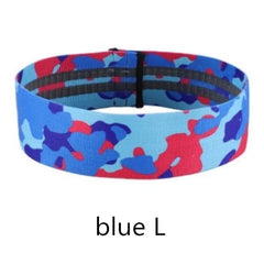New Multicolor Latex Slip Cotton Hip Resistance Bands Booty Elastic Bands Exercise for Thigh Hips Glutes Bridge Fitness Workout