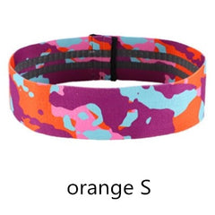 New Multicolor Latex Slip Cotton Hip Resistance Bands Booty Elastic Bands Exercise for Thigh Hips Glutes Bridge Fitness Workout