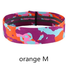 New Multicolor Latex Slip Cotton Hip Resistance Bands Booty Elastic Bands Exercise for Thigh Hips Glutes Bridge Fitness Workout