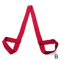 Yoga Mat Strap Strap Belt Adjustable Sports Sling Carrier Shoulder Carry Strap Belt Exercise Stretch Fitness Elastic Yoga Belt