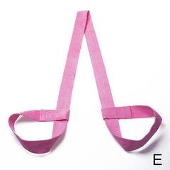 Yoga Mat Strap Strap Belt Adjustable Sports Sling Carrier Shoulder Carry Strap Belt Exercise Stretch Fitness Elastic Yoga Belt