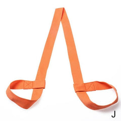 Yoga Mat Strap Strap Belt Adjustable Sports Sling Carrier Shoulder Carry Strap Belt Exercise Stretch Fitness Elastic Yoga Belt