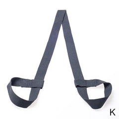Yoga Mat Strap Strap Belt Adjustable Sports Sling Carrier Shoulder Carry Strap Belt Exercise Stretch Fitness Elastic Yoga Belt