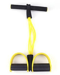 4 Tube Strong Fitness Resistance Bands Latex Pedal Exerciser Foot Pull Ropes yoga Sports Pilates fitness Slimming equipment