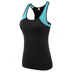 Female Sport Tops Sleeveless Yoga Shirt Exercise Workout Sports T-Shirts Women Running Singlets Sexy Gym Clothing Running Tights