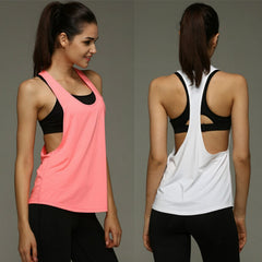 Women's Sports Vest professional quick-drying  fitness Tank Top Active workout Yoga clothes T-shirt running Gym Jogging Vest