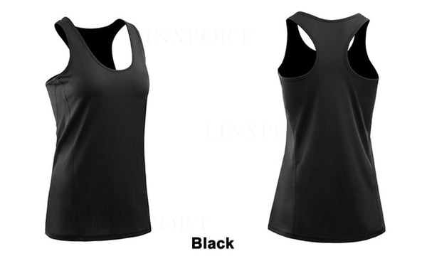 Female Sport Tops Sleeveless Yoga Shirt Exercise Workout Sports T-Shirts Women Running Singlets Sexy Gym Clothing Running Tights