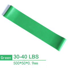 50cm Pilates Elastic Strength Rubber Loop Stretching Workout Home Fitness Power Training Resistance Bands Sports Equipment