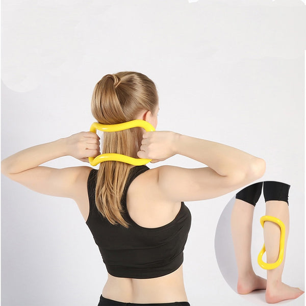 Yoga Pilates Ring Magic Multifunction Fascia Stretching Fitness Equipment Accessories Massage Workout Bodybuilding Exercise Tool