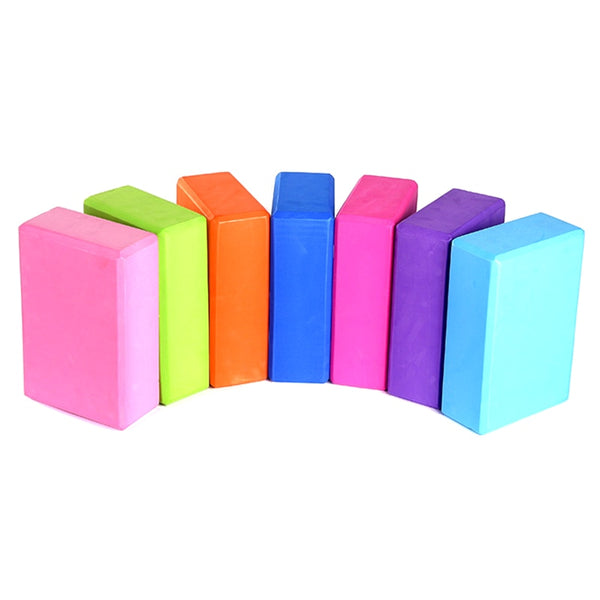 2019 New Fitness Eco-friendly EVA Block Lightweight High Density Foam Brick Yoga Props Training Stretching Accessories