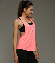 Women's Sports Vest professional quick-drying  fitness Tank Top Active workout Yoga clothes T-shirt running Gym Jogging Vest