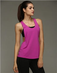 Women's Sports Vest professional quick-drying  fitness Tank Top Active workout Yoga clothes T-shirt running Gym Jogging Vest