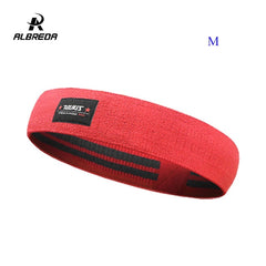 ALBREDA Men&women Hip Resistance Bands Booty Leg Exercise Elastic Bands For gym Yoga Stretching Training Fitness Workout FE347