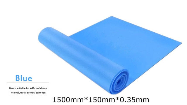 5 Colors Yoga Resistance Rubber Bands Sports Training Workout Elastic Bands Fitness Gym Equipment Crossfit Yoga Ropes Free Ship