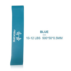 XC 4 Level Resistance Bands Designed for Women Elastic Bands 15-50LBS Workout Training Pilates Rubber Loops for Body Building