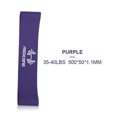 XC 4 Level Resistance Bands Designed for Women Elastic Bands 15-50LBS Workout Training Pilates Rubber Loops for Body Building