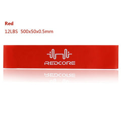 XC 4 Level Resistance Bands Designed for Women Elastic Bands 15-50LBS Workout Training Pilates Rubber Loops for Body Building