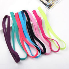 Yoga Hair Bands Women Sweatbands Anti-slip Elastic Rubber Football Running Sports Headband For Men Hair Accessories head band
