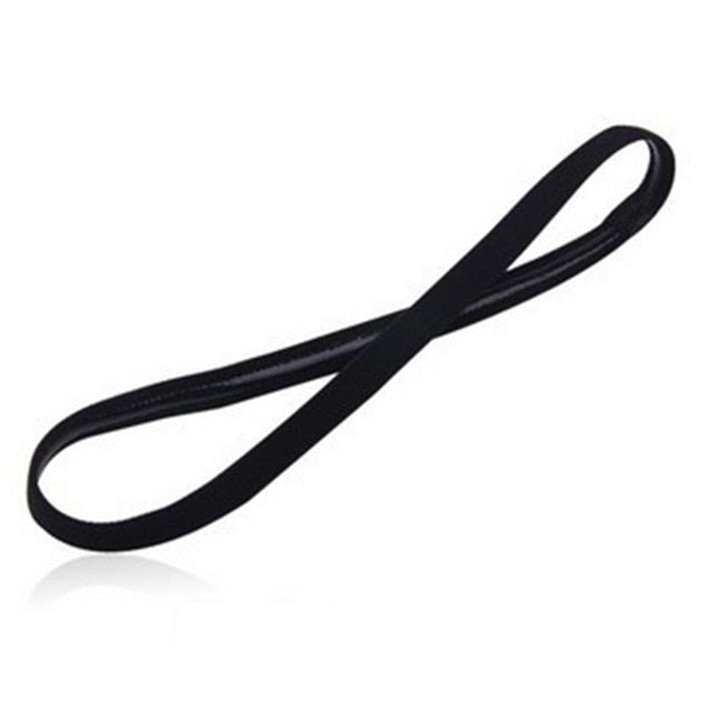 Yoga Hair Bands Women Sweatbands Anti-slip Elastic Rubber Football Running Sports Headband For Men Hair Accessories head band