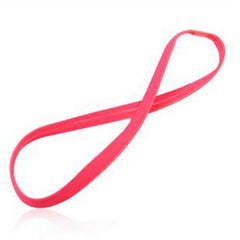 Yoga Hair Bands Women Sweatbands Anti-slip Elastic Rubber Football Running Sports Headband For Men Hair Accessories head band