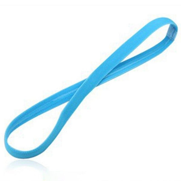 Yoga Hair Bands Women Sweatbands Anti-slip Elastic Rubber Football Running Sports Headband For Men Hair Accessories head band