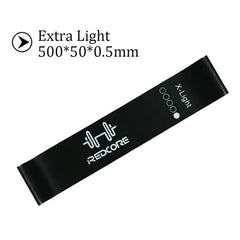 XC 4 Level Resistance Bands Designed for Women Elastic Bands 15-50LBS Workout Training Pilates Rubber Loops for Body Building