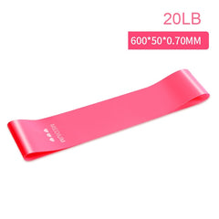 Mini Fitness Elastic Band Yoga Equipment Resistance Loops Bands Workout Training Rubber Pilates Sports Gym Arms Women