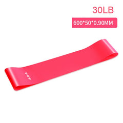 Mini Fitness Elastic Band Yoga Equipment Resistance Loops Bands Workout Training Rubber Pilates Sports Gym Arms Women