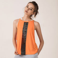Women Sleeveless Fitness Vest Exercise Workout Sports T-Shirts Quick Dry Fitness Running Sport Vest Yoga top Gym Clothing TShirt