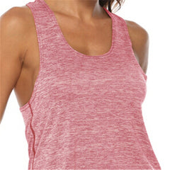 Women's Sleeveless O Neck Sports Vest Base Layer Top Stretch Moisture Wicking Breathable Fitness Gym Yoga Shirts