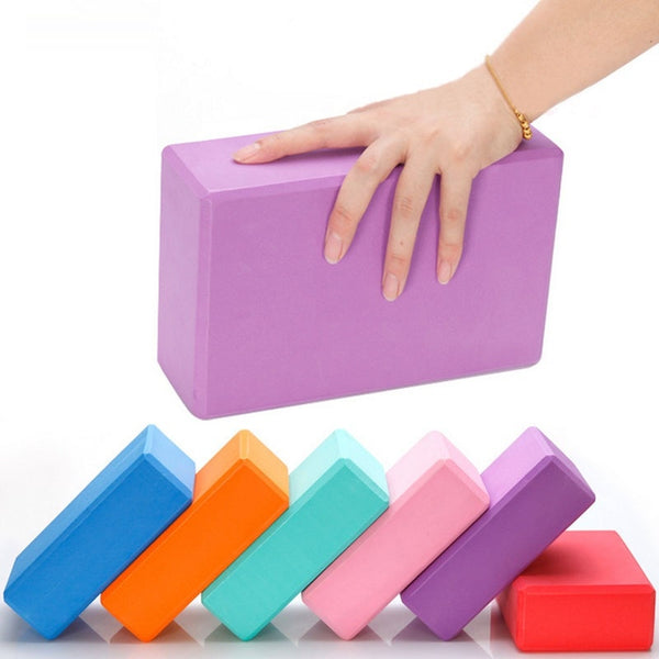 Women Yoga Props Exercise Fitness Sport Block Foam Brick Stretching Aid Gym Pilates Sportswear Woman Yoga Accessories