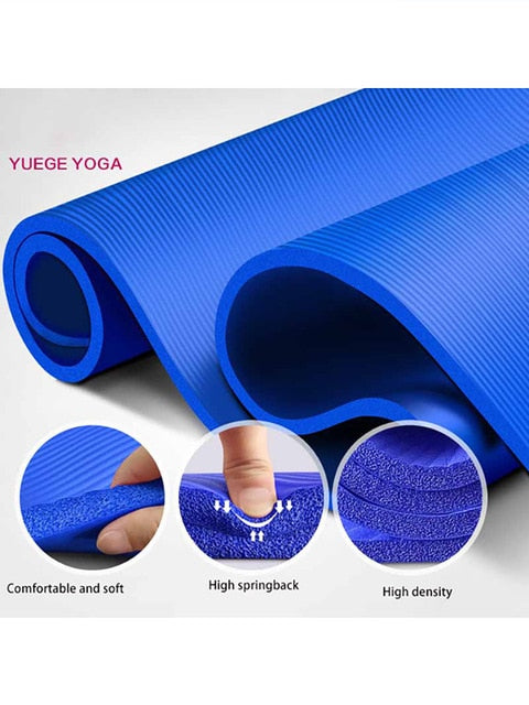 183*61*1.5cm Yoga Mats With Body Line Thick Hot Yoga Pilates Mats Gymnastics Balance Pads Fitness Mats Non-Slip Dance Pads