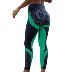 10 colors  Fitness Sport leggings Women Mesh Print High Waist Legins Femme Girls Workout Yoga Pants Push Up Elastic Slim Pants
