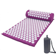 Massager Cushion Massage Yoga Mat Acupressure Relieve Stress Back Body Pain Spike Mat Acupuncture Massage Yoga Mat with Pillow