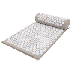 Massager Cushion Massage Yoga Mat Acupressure Relieve Stress Back Body Pain Spike Mat Acupuncture Massage Yoga Mat with Pillow