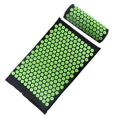 Massager Cushion Massage Yoga Mat Acupressure Relieve Stress Back Body Pain Spike Mat Acupuncture Massage Yoga Mat with Pillow