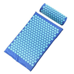 Massager Cushion Massage Yoga Mat Acupressure Relieve Stress Back Body Pain Spike Mat Acupuncture Massage Yoga Mat with Pillow