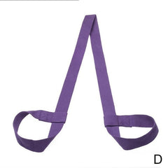 Yoga Mat Strap Strap Belt Adjustable Sports Sling Carrier Shoulder Carry Strap Belt Exercise Stretch Fitness Elastic Yoga Belt