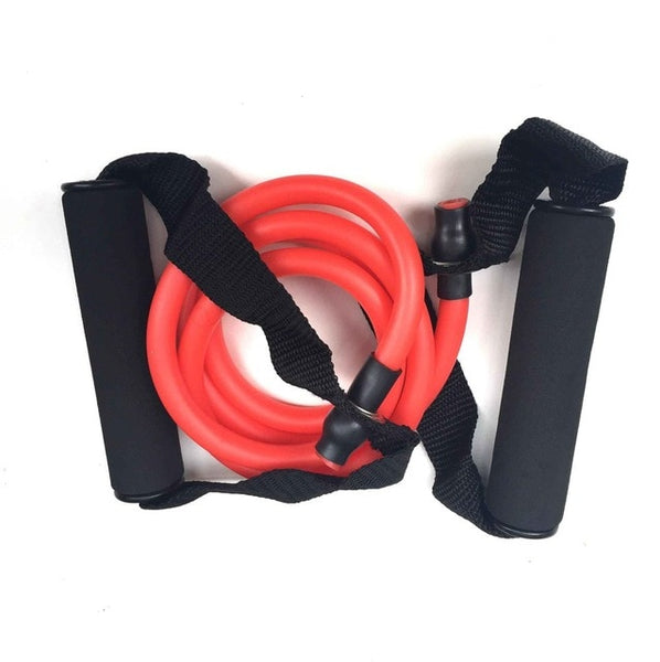 120cm Yoga Pull Rope Elastic Resistance Bands Fitness Crossfit Workout Exercise Tube Practical Training Rubber Tensile Expander