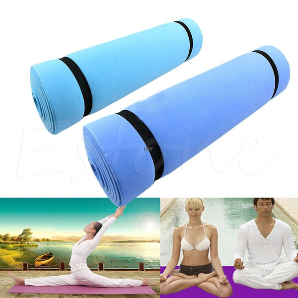 Pretty Dampproof Eco-friendly Sleeping Mattress Mat Exercise EVA Foam Yoga Pad INY