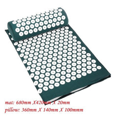 Acupressure Massager Mat Relaxation Relief Stress Tension Body Yoga Mat Spike Relieve Stress Pain Cushion Set