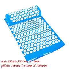 Acupressure Massager Mat Relaxation Relief Stress Tension Body Yoga Mat Spike Relieve Stress Pain Cushion Set