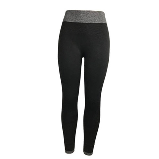 Seamless Pants Women High Waist Elastic Solid Workout Leggings Female Breathable Plus Size Yoga Pants Sports Women For Fitness