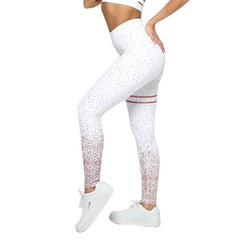 2019 Women Leggings High Waist Printed Slim Fit Elastic Shaper Long Pants for Sports ALS88