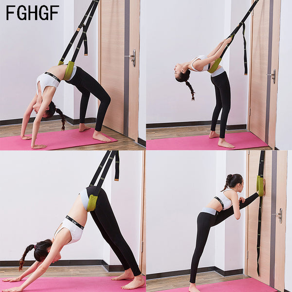 Door Flexibility Stretching Leg Strap for Ballet Cheer Dance Gymnastics Trainer Yoga Accessories Yoga Belt