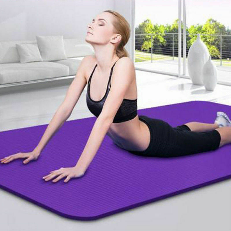 6MM Thick Yoga Mat Non-slip Durable Exercise Fitness Gym Mat Lose Weight Pad For Beginner Environmental Fitness Gymnastics Mats