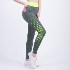 Seamless Pants Women High Waist Elastic Solid Workout Leggings Female Breathable Plus Size Yoga Pants Sports Women For Fitness