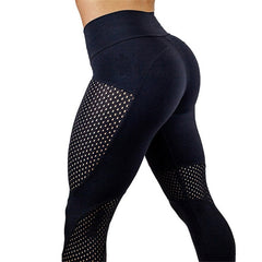 Gym Leggings Sports Women High Waist Seamless Pants Hip Up Sport Leggings Fitness Female Breathable Striped Workout Tights Women