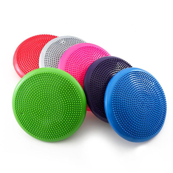 HobbyLane 33 By 33cm Inflatable Yoga Massage Ball Pad Universal Sport Gym Fitness Yoga Wobble Stability Balance Disc Cushion Mat